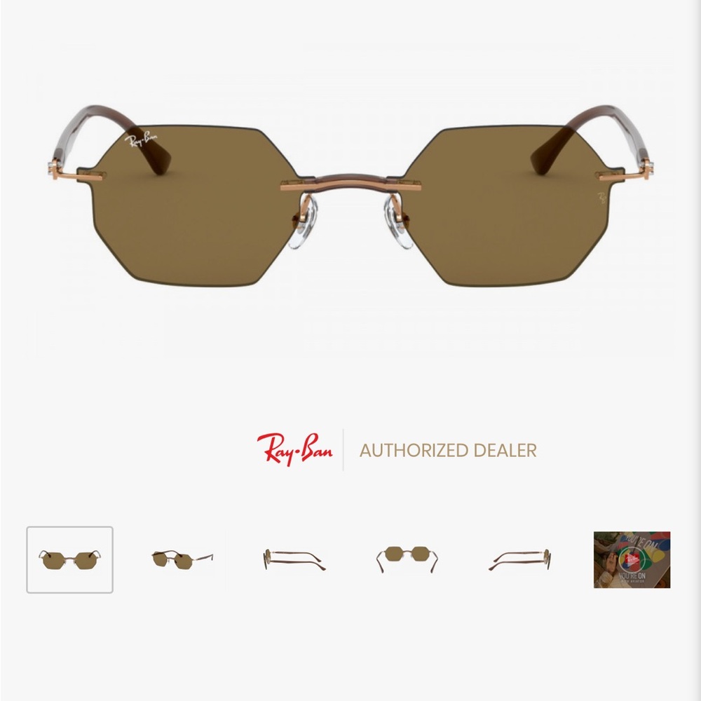 Ray-ban titanium octagon sunglasses - Ray-Ban Lightray